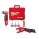 Milwaukee M12 FUEL ProPEX Expander Tool with 1/2 in.-1 in. RAPID SEAL ProPEX Expander Heads with M12 12V Copper Tubing Cutter 2532-20-2471-20