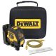 DEWALT 165 ft. Red Self-Leveling Cross-Line Laser Level with USB-C Charging Cable, Mounting Plate and Storage Case DCLE14201RB