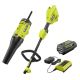 RYOBI 40V Expand-It Cordless Battery Attachment Capable Powerhead Kit with Blower Attachment RY40PH01K-RYAXA22