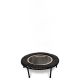 40 in. Mini Fitness Trampoline and Rebounder Gym Equipment, Gray rebounder-40-gray