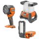 RIDGID 18V Cordless 3-Tool Lighting Combo Kit with Magnetic Light, 360° Area Light, and Spotlight (Tools Only) R92190SB