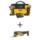 DEWALT 20V MAX Cordless Drill/Impact 2 Tool Combo Kit and Brushless Oscillating Multi Tool with (2) 1.3Ah Batteries and Charger DCK240C2WCS354B