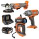 RIDGID 18V Cordless 3-Tool Combo Kit with (1) 4.0Ah Battery, Charger, and Accessories R96233
