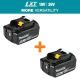 Makita 18V LXT Lithium-Ion High Capacity Battery Pack 5. 0Ah with Fuel Gauge with 18V LXT Lithium-Ion Battery Pack 5. 0Ahq BL1850B-BL1850B