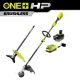 RYOBI ONE+ HP 18V Brushless 15 in. Attachment Capable String Trimmer & Brush-Cutter Attachment w/ 6.0 Ah Battery & Charger P20220-RYBRC