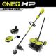 RYOBI ONE+ HP 18V Brushless 15 in. Attachment Capable String Trimmer and Sweeper Attachment with 6.0 Ah Battery and Charger P20220-RYSWP
