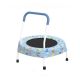 Huluwat Blue 28 in. Toddler Trampoline for Kids 1-Year Plus with Handle, Baby Gifts for Boys and Girls, Indoor and Outdoor S-3P250684