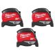 Milwaukee 25ft Magnetic Tape Measure (3-Pack) 48-22-1025MX3