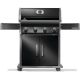 NAPOLEON Rogue 525 Propane Gas Grill, Black, 4 Burner, Stainless Steel Grids R525PK-2-SS