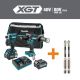 Makita 40V Max XGT Brushless Cordless 2-Pc. Combo Kit 2. 5Ah with bonus IMPACT XPS #2 Phillips 3 in. Power Bit (2-Pack) GT200D-E-01149