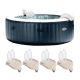 Intex PureSpa Plus 6-Person Portable Inflatable Hot Tub, 85x28