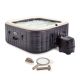 Intex PureSpa Plus 4-Person Inflatable Square Hot Tub Spa with Maintenance Accessory Kit 28449EP-HD + 28004E-HD