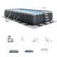 Intex Ultra XTR 24 ft. x 12 ft. Rectangular 52 in. Deep Hard Sided Above Ground Pool Set with Filter Pump 26367EHD