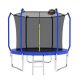 Siavonce 8 ft. Trampoline with Basketball Hoop, Reinforced Type Outdoor Trampoline with Enclosure Net XMJ-P147129