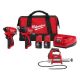Milwaukee M12 12-Volt Lithium-Ion Brushless Cordless Subcompact Drill and Impact Driver Combo Kit w/Grease Gun (3-Tool) 3494-22-2446-20