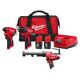 Milwaukee M12 12-Volt Lithium-Ion Brushless Cordless Subcompact Drill and Impact Driver Combo Kit w/ Caulk Gun (3-Tool) 3494-22-2441-20