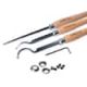 ‎POWERTEC 3PCS Carbide Lathe Tools with 3PCS Tungsten Carbide Cutter Insert Set, Wood Lathe Tools with Replaceable Blade 71997N