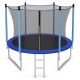 Gymax 8FT Jumping Exercise Recreational Bounce Trampoline for Kids W/Safety Enclosure GYM08842