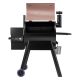 SKYSHALO 8-in-1 Wood Pellet Grill Smoker Outdoor Cooking, 575 sq in cooking area, WiFi control, LCD, Meat Probe, 500°F max, Black KLYXLSCLS57546YSFV1-250523