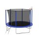 Nestfair 8 ft. Outdoor Blue Trampoline with Enclosure Net LT1163P159C
