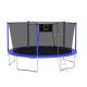 14 ft. Blue Trampoline Heavy-Duty Trampoline Sports Fitness Trampolines Outdoor Recreational Trampolines for Kids Adults UN-W1163-0240