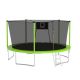 14 ft. Green Trampoline, Heavy-Duty Trampoline, Sports Fitness Trampolines, Outdoor Recreational Trampolines for Family UN-W1163-0242
