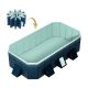 BTMWAY Outdoor & Indoor Folding 5.4 ft. x 3.5 ft. Rectangle 17.71 in. D PVC Swimming Inflatable Pool for Kids, Babies, Adults CXX5.4GI305042W2710P-POOL01