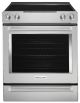 KitchenAid - 6.4 Cu. Ft. Self-Cleaning Slide-In Electric Convection Range - Stainless Steel