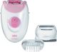 Braun Silk-épil 3, Epilator for Women for Long-Lasting Hair Removal, White/Pink - White/Pink