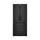 Whirlpool - 19.7 Cu. Ft. French Door Refrigerator - Black WRF560SMHB