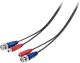 Insignia - 100' 4K In-Wall Premium Video/Power Security Cable - Black
