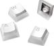 SteelSeries - PRISMCAPS - Universal Double Shot PBT Keycaps - White