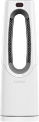 Lasko - 1500-Watt Bladeless Ceramic Tower Space Heater with Timer and Remote Control - White