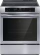 Frigidaire - 5.3 Cu. Ft. Front Control Induction Range with Convection Bake - Stainless steel