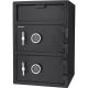 Barska - Digital Keypad Two Lock Depository Safe 1.6/2 Cubic Ft. - Black