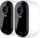 Arlo - Essential Outdoor Camera 2K (2nd Generation) - Wire-Free Security Camera - 2-Cam - White