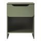 Walker Edison - Modern 1-Drawer Nightstand with Cubby - Green