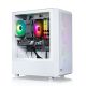 Thermaltake - Quartz i350 R4 Gaming Desktop - 12th Gen Intel Core i5-12400F - 16GB Memory - NVIDIA GeForce RTX 3050 - 1TB NVMe M.2 - White