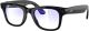 Ray-Ban - Meta Smart Wayfarer Bluetooth Audio Glasses - Shiny Black/Clear