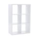 Linon Home Décor - Chabis 6-Cubby Storage Cabinet - White