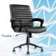 Click365 - Transform 3.0 Extra Comfort Ergonomic Mid-Back Desk Chair - Black
