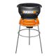 WORX - 13 Amp Electric Leaf Mulcher - 53 Gallons of Leafs Per Min - 11:1 Leaf Mulching Ratio - Foldable Design for Storage - Black