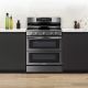 Samsung - 6.0 cu. ft. Smart Freestanding Gas Range with Flex Duo & Air Fry - Black Stainless Steel