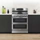 Samsung - 6.0 cu. ft. Smart Freestanding Gas Range with Flex Duo, Stainless Cooktop & Air Fry - Stainless Steel