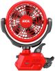 Skil - 12/20V Multi Volt Brushless 4in. Clamp Fan, Tool Only - Red