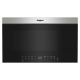 Whirlpool - 1.1 Cu. Ft. Over the Range Microwave with Flush Built-In Design - Stainless Steel