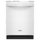 Whirlpool - Top Control Built-In Dishwasher with 3rd Rack and 44 dBA - White