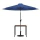 Alamont Home - Lark Outdoor Square Modern 3 Piece Patio Set - Navy