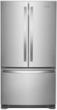 Whirlpool - 25.2 Cu. Ft. French Door Smart Refrigerator with Elevated Deli Drawer - Stainless Steel