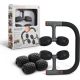Sharper Image - Flex Roller, Modular Massager with 8 Attachments - Black